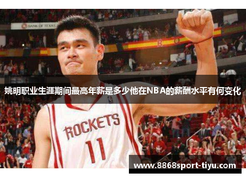 姚明职业生涯期间最高年薪是多少他在NBA的薪酬水平有何变化